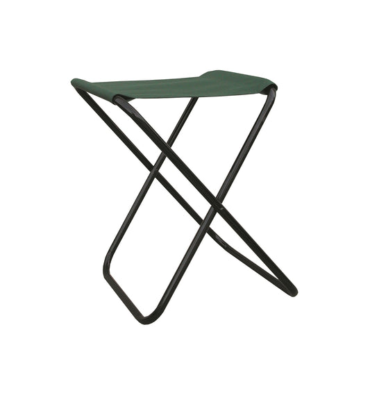 Mannagum Stool - Steel Cross Leg - Black