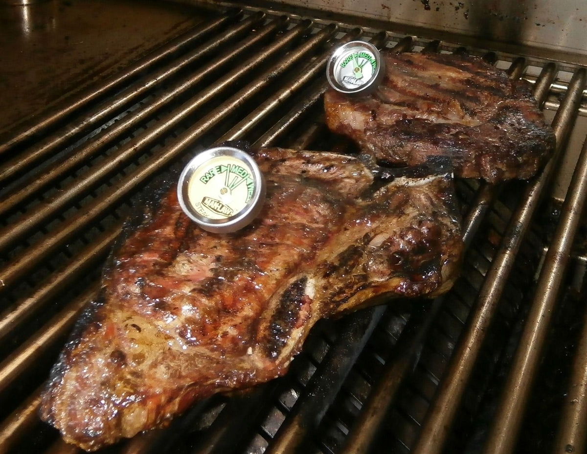 Man Law Glow-in-the-dark Steak Thermometers - 4 Pack