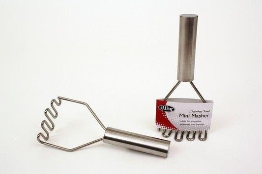 D-Line Mini Stainless Steel Potato Masher - 17cm