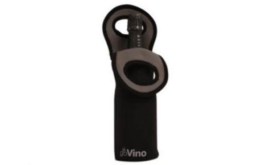 Go Vino Single Bottle Bag - Black