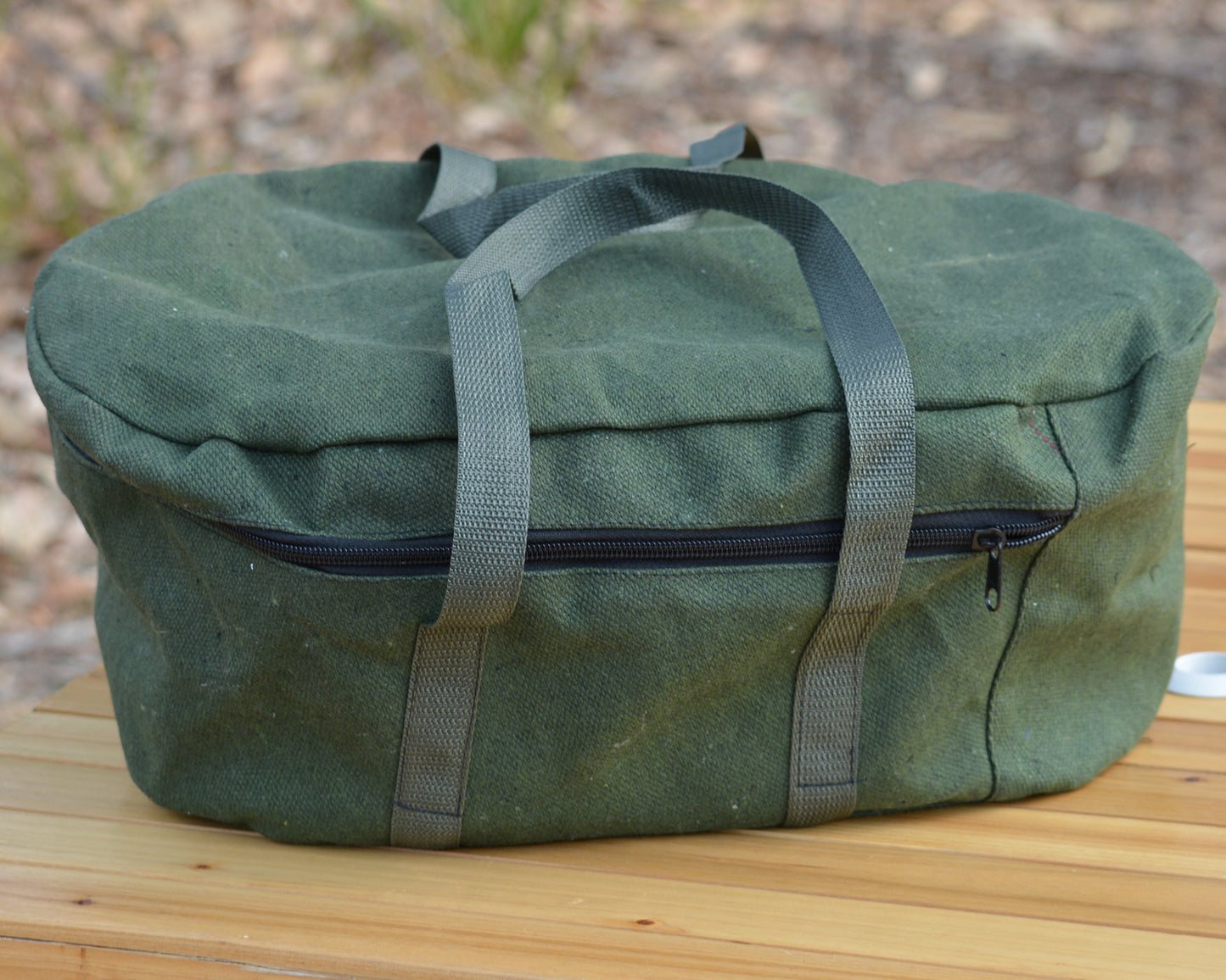 Canvas Oval Camp Oven Bag (9.5QT) - Green