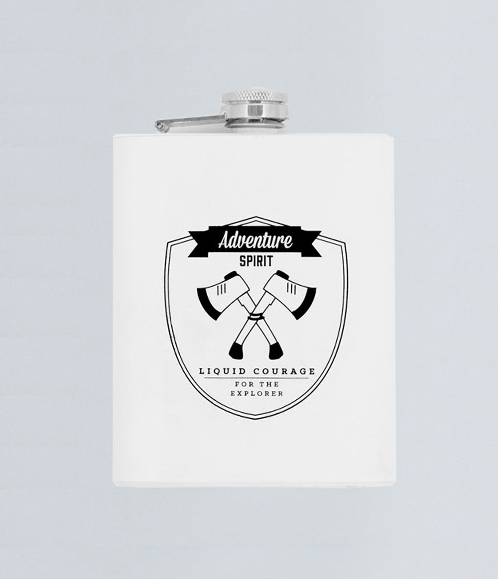 TMOD Adventure Stainless Steel Hip Flask - Axes
