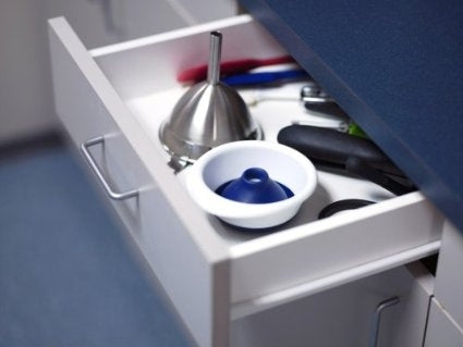 Collapsible Funnel - Blue & White