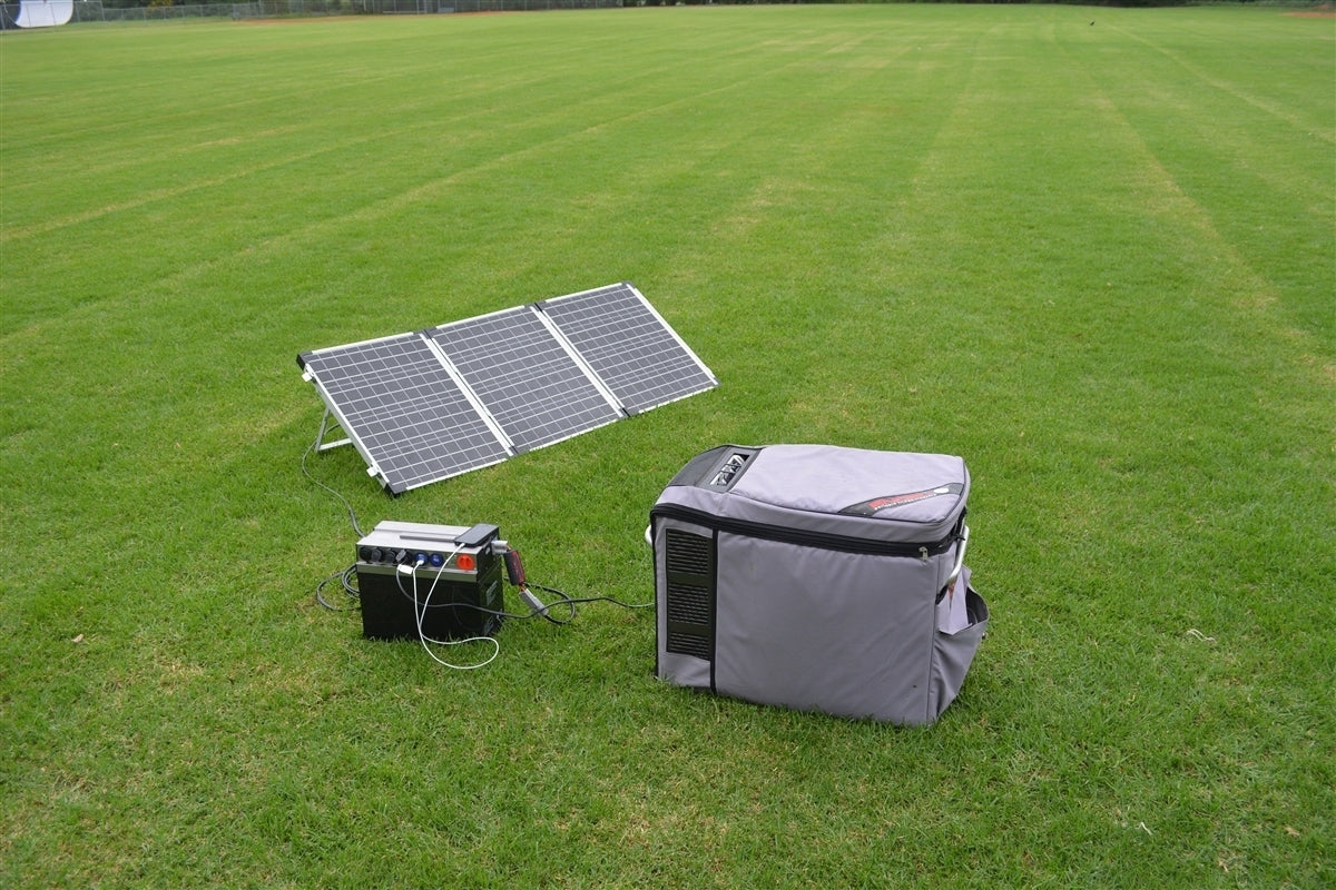 195W 12V Portable Solar Panel with Kyocera Cells (TRIFOLD)