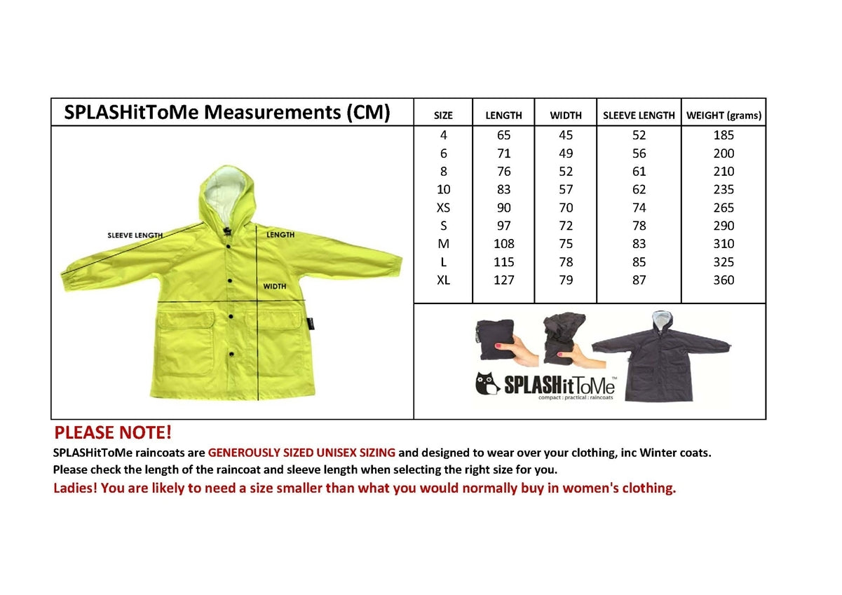 Adults Compact Raincoat - Red