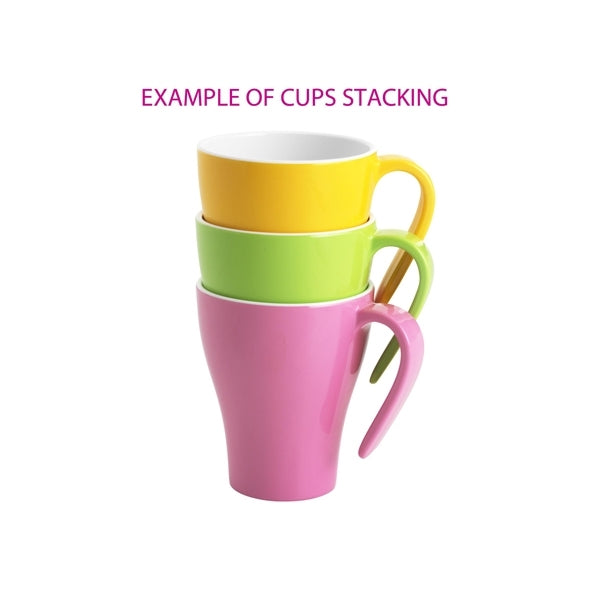 JAB Design Gelato Melamine Coffee Mug 350ML - Red