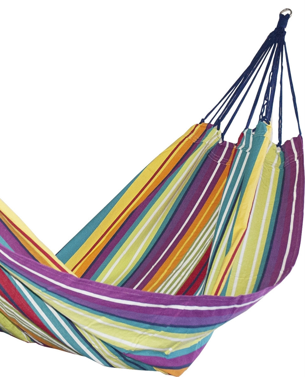 Designer Striped Cotton Hammock - Mixed Colours (Cochine)