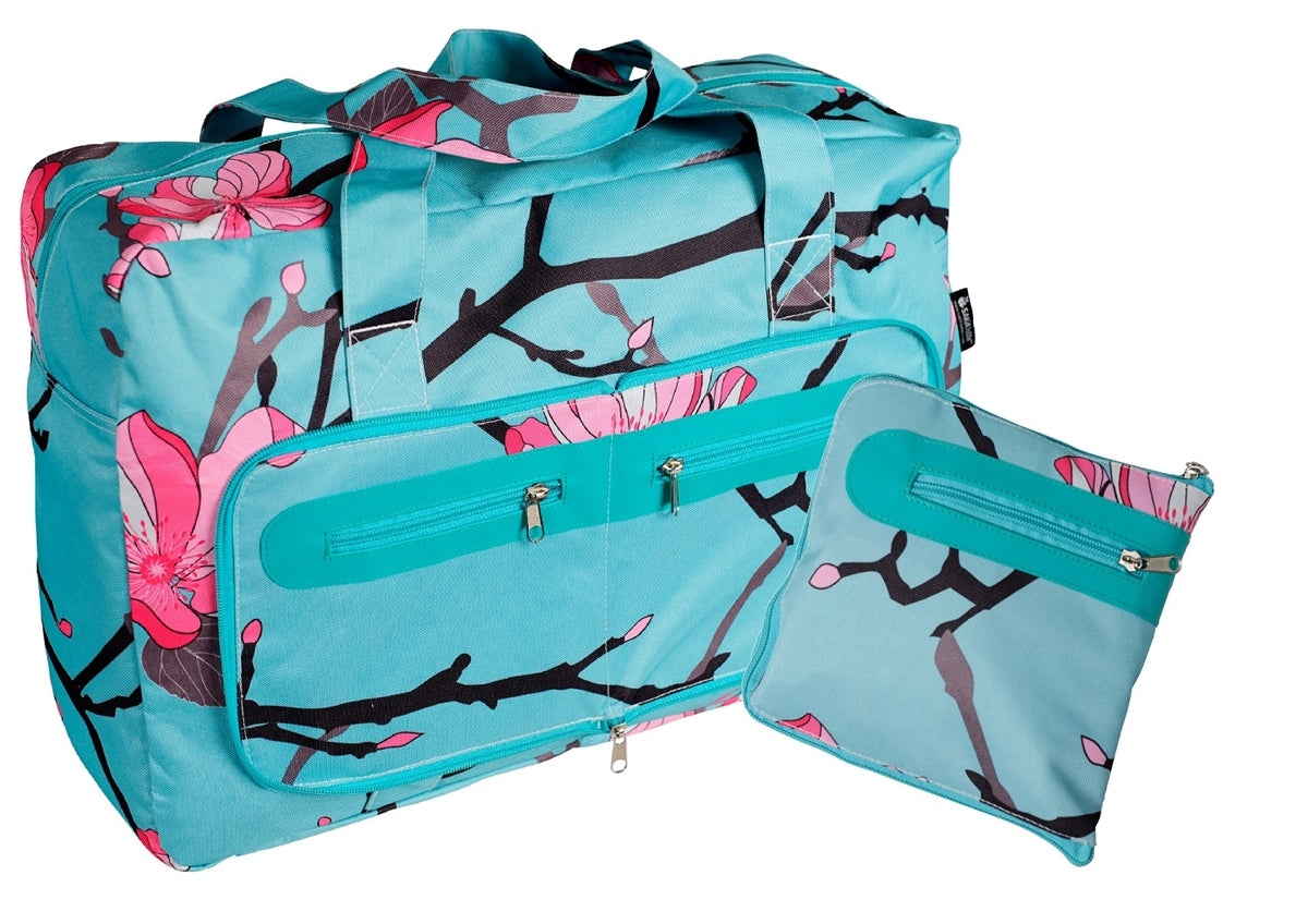 Fold Away Travel Bag - Apple Blossom