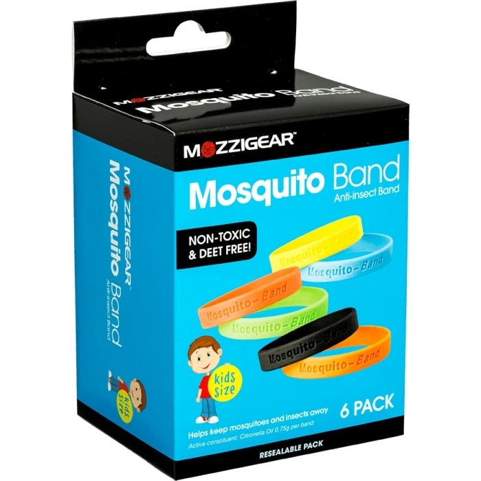 Mozzigear Kids Mosquito Bands 6 wrist band pack - Kids