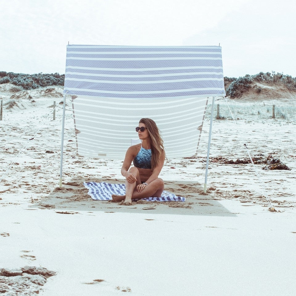 Canvas Beach Shade - Santorini