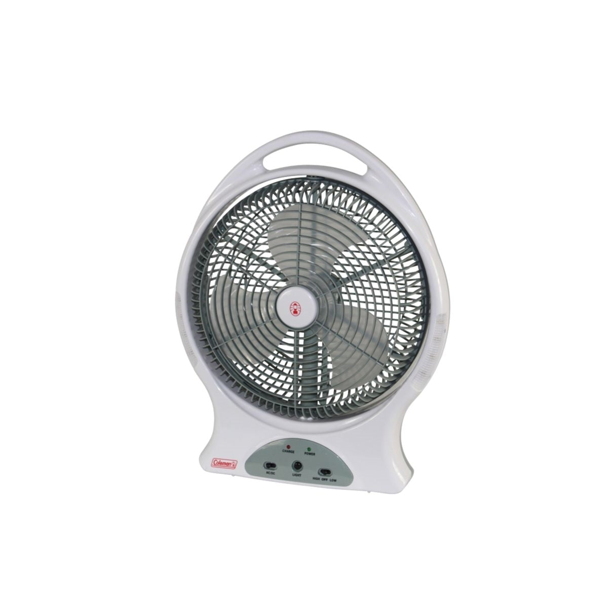 Coleman 12 Inch Rechargeable Fan with LED Lights