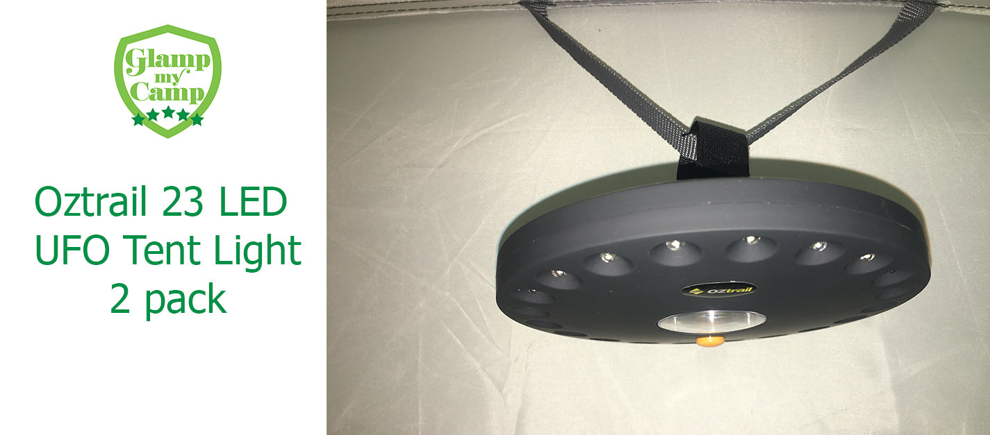 Oztrail 23 LED UFO Tent Light 2 Pack