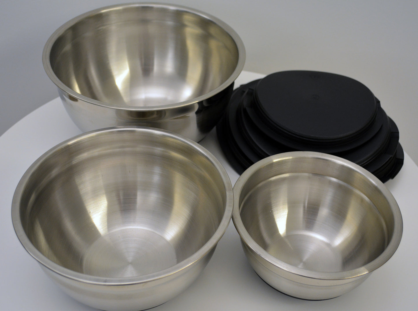 D Line Stainless Steel Mixing Bowl Set 3 piece Non Slip