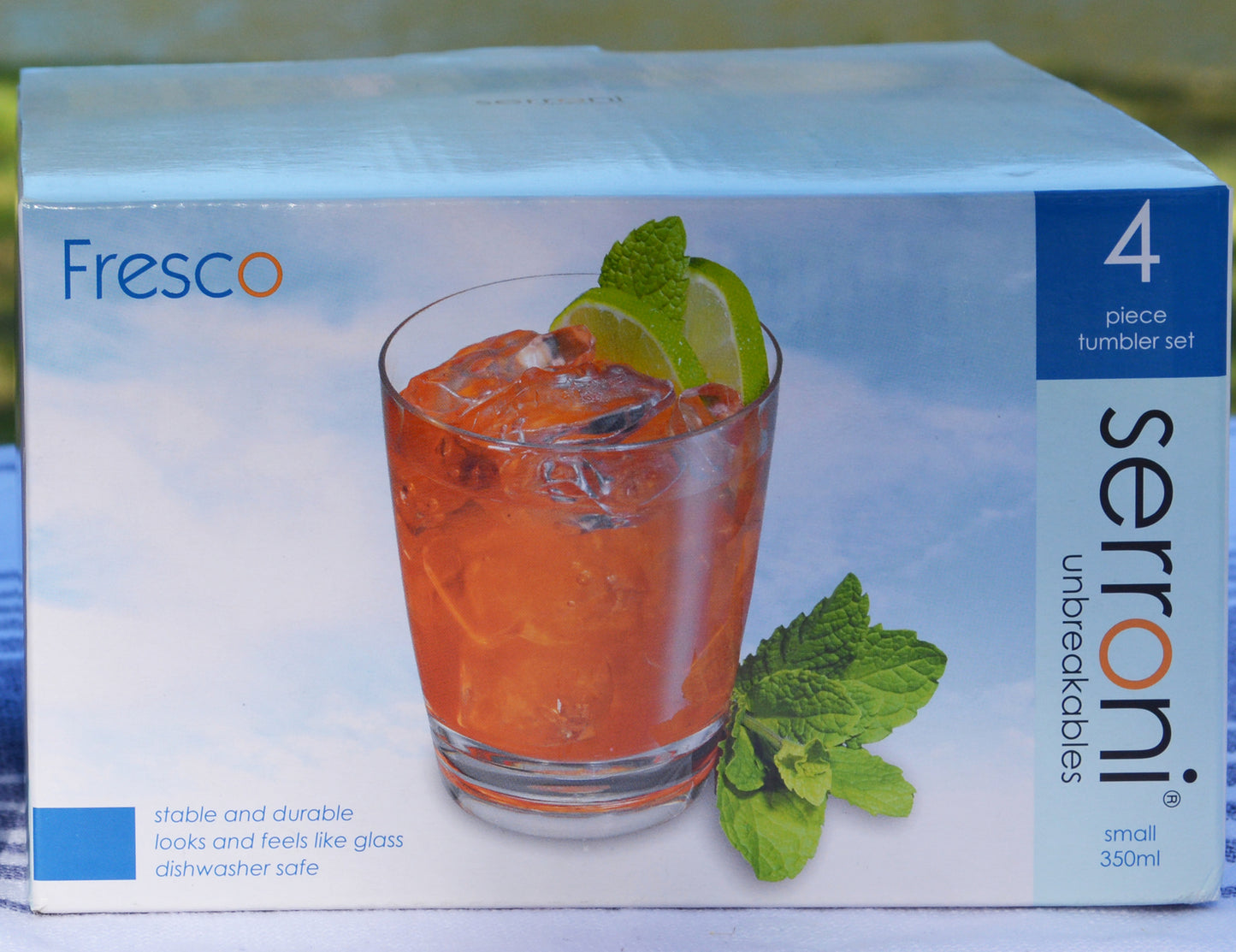 Serroni Fresco 4 Piece Small Tumbler Set 350ml