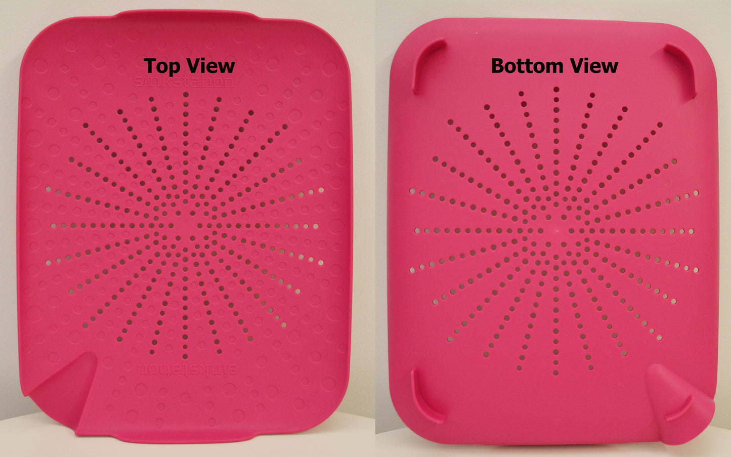 Sinkstation Flat Colander Pink 34x27cm