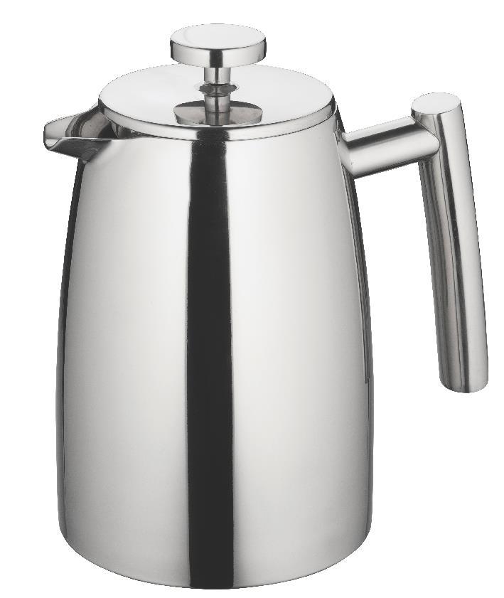 Avanti Modena Stainless Steel Twin Wall Coffee Plunger 800ml