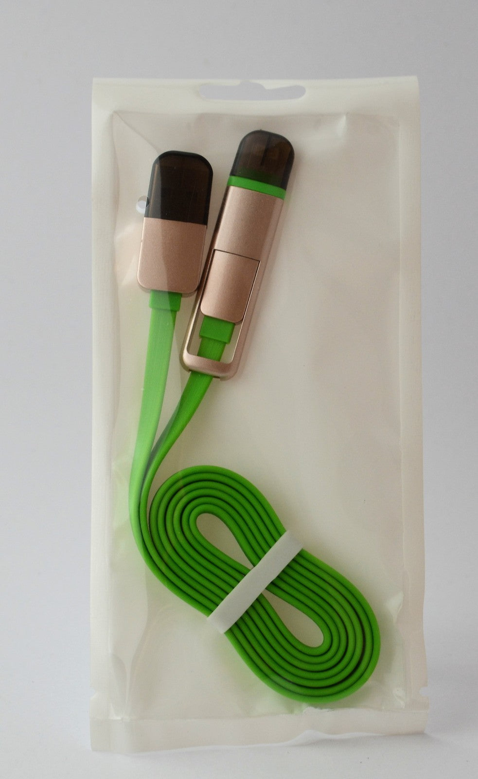 2 in 1 USB Charging Cable Micro USB & Lightning (Apple)
