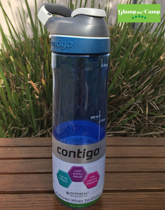 Contigo Hydration Autoseal Cortland Water Bottle 709ML - Blue (Monaco)