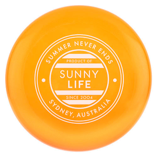 Sunnylife Neon Orange Beach Flyer Frisbee