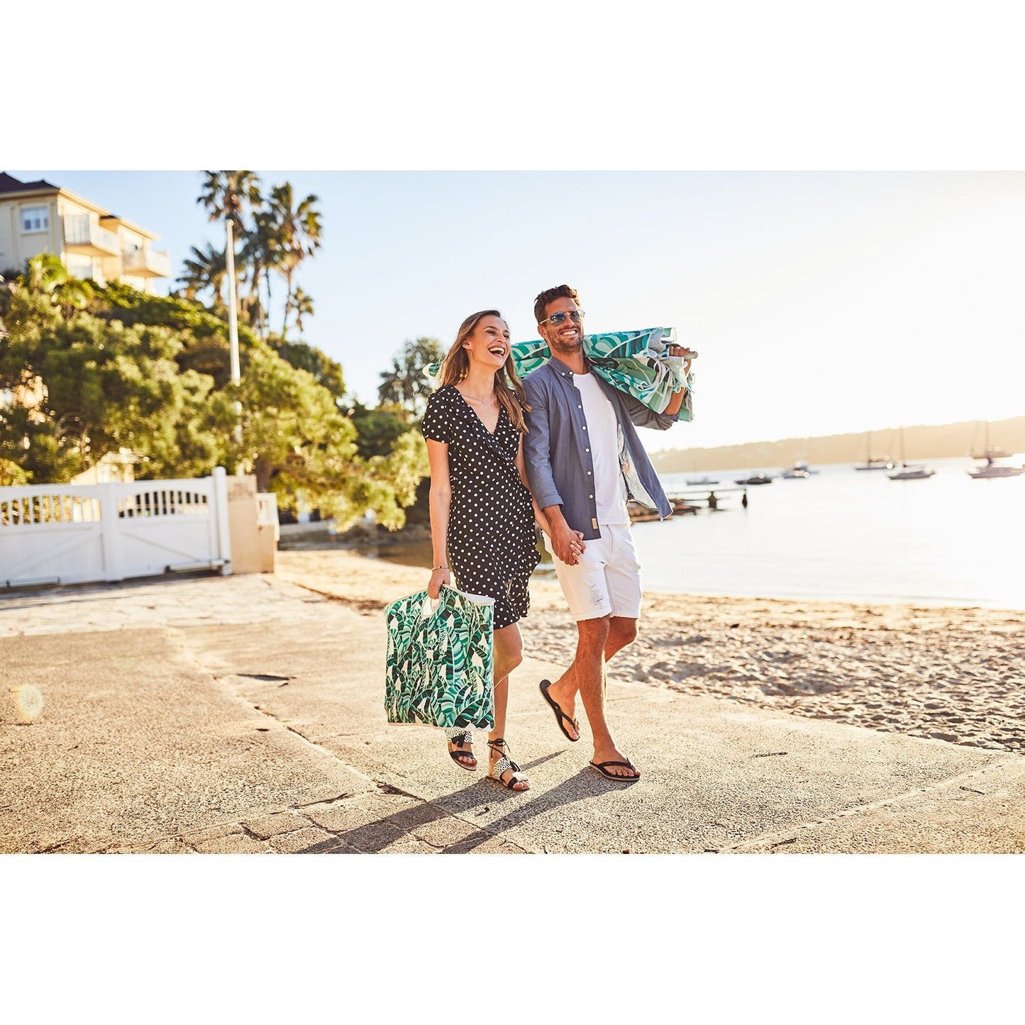 Sunnylife Carryall Beach Bag Banana Palm