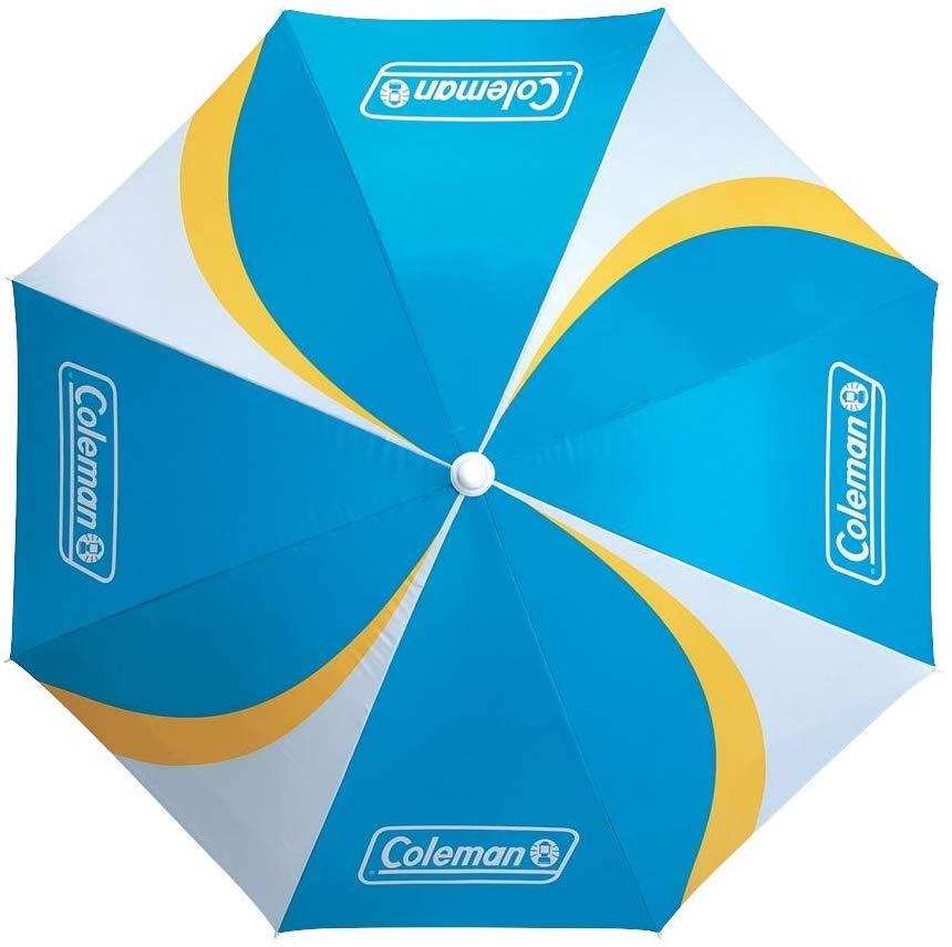 Coleman Beach Umbrella (Blue & White)