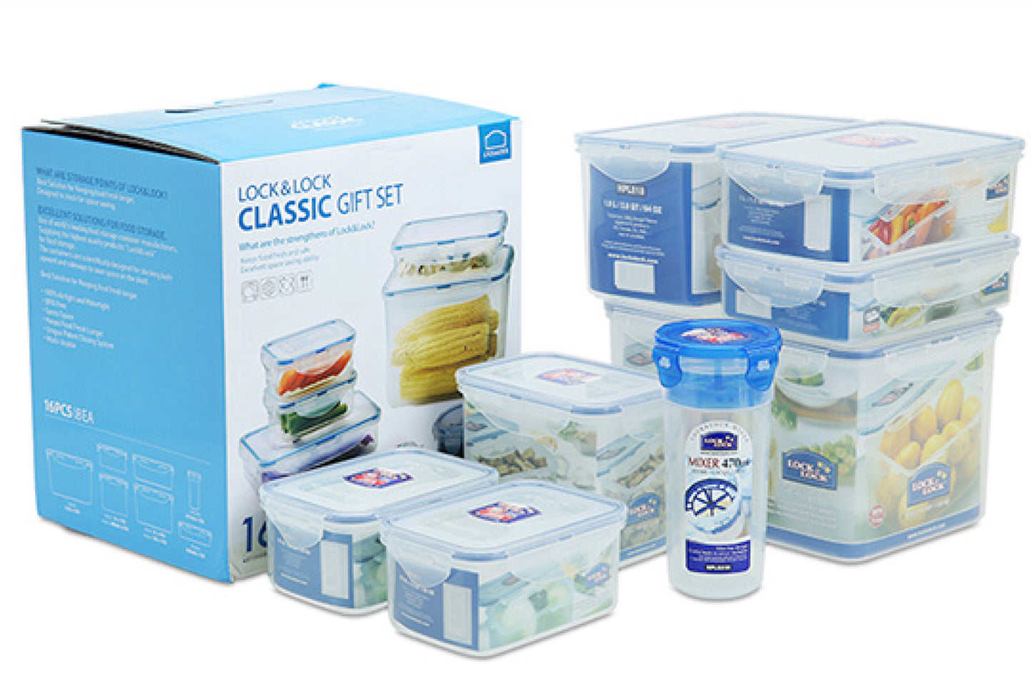 Lock & Lock 8pc Classic Gift Set