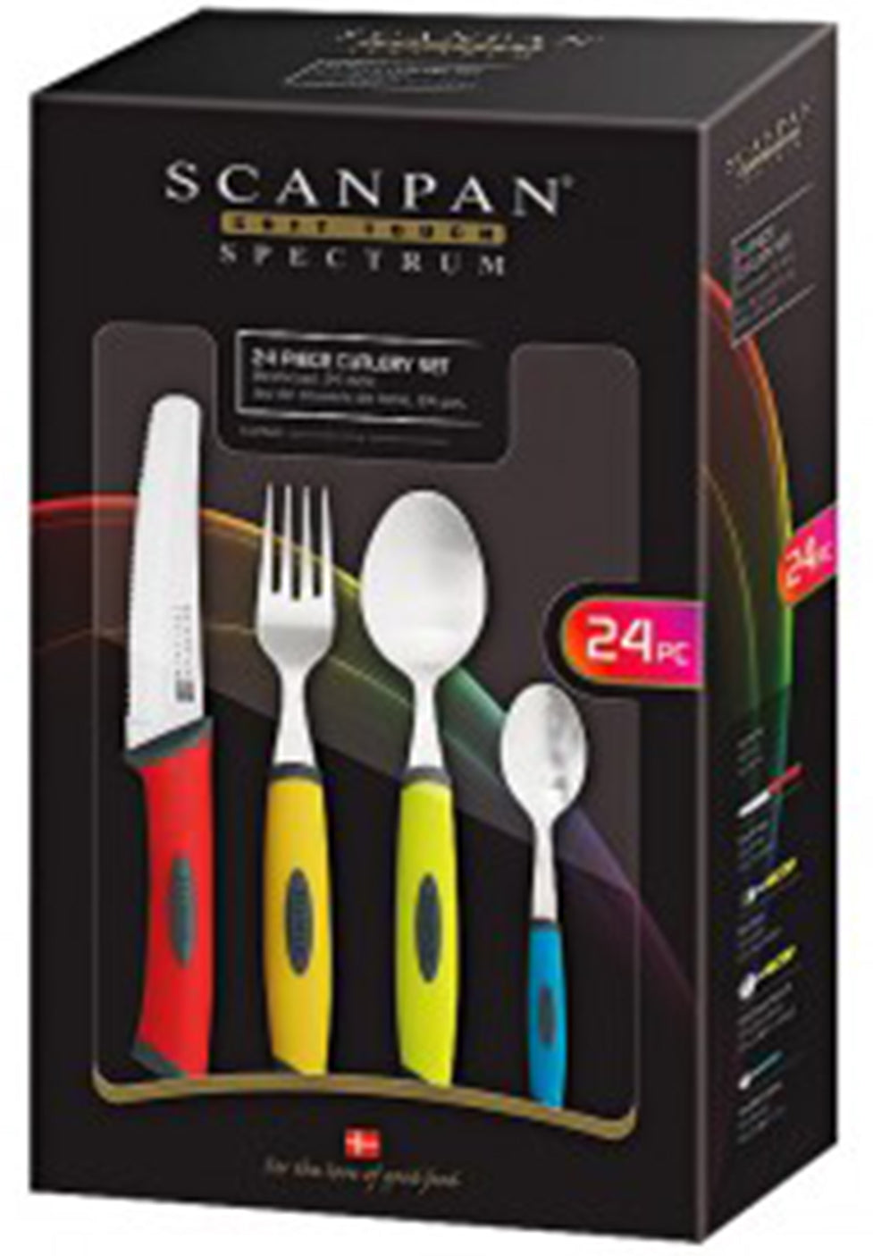 Scanpan Spectrum Cutlery Set 24 Piece & Kitchen Shears Bundle