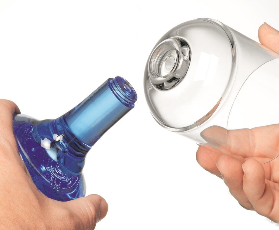 Serroni Venetian Blue White Wine & Champagne Set
