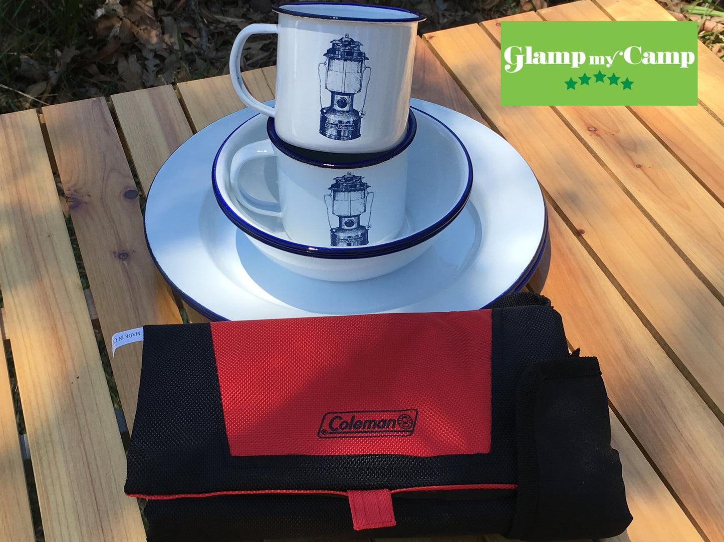 Coleman Rugged Cutlery & Enamel Camping Set