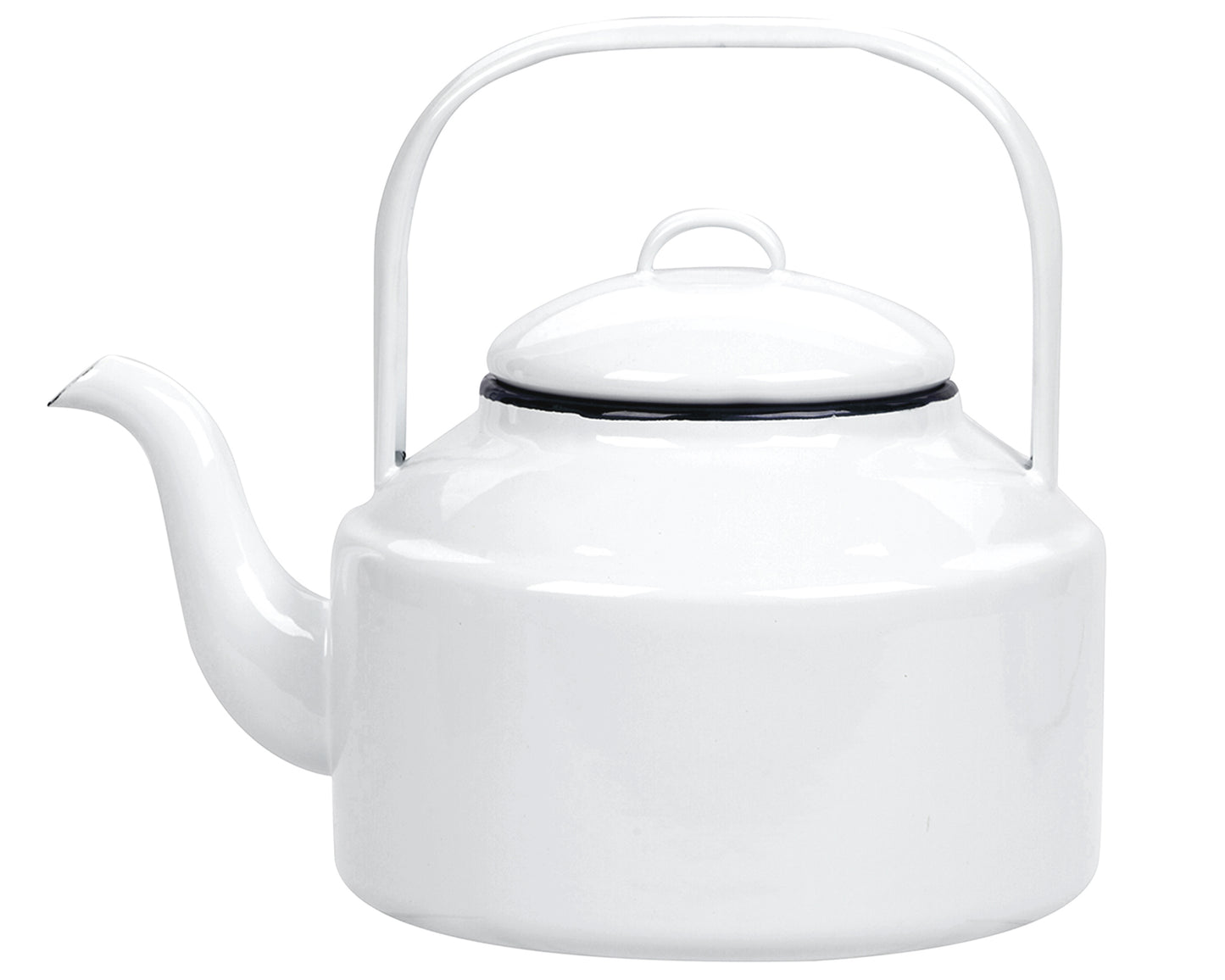 Falcon Enamel 2L Kettle, Sugar Pot & Creamer Set with 4 x 350ml Mugs