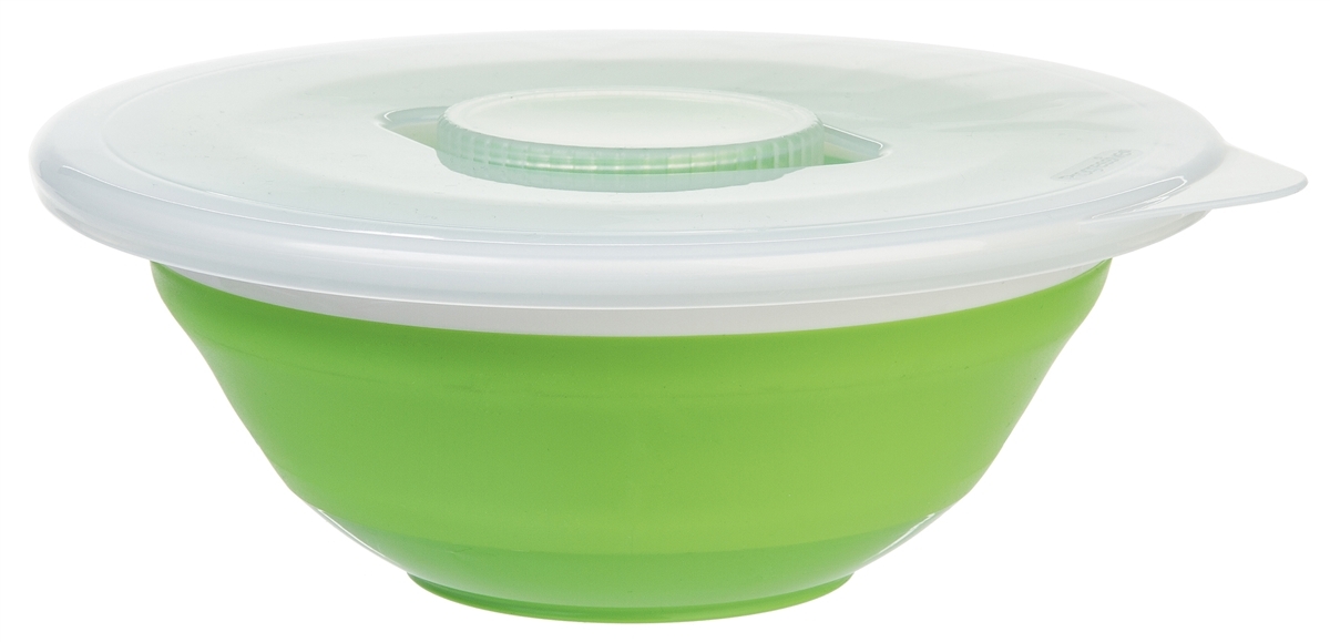 Squish Collapsible Salad Bowl with Lid - 5 Quart Covered Dish - 13.3 in. x  6.25 in. x 5.25 in. - Bed Bath & Beyond - 18528828