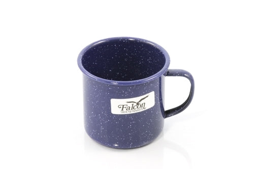 Falcon Enamel Mug 500ml - Blue with White Speckle