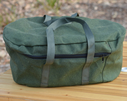 Canvas Oval Camp Oven Bag (9.5QT) - Green