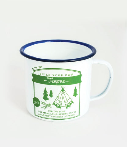 TMOD Adventure Enamel Cup - Teepee