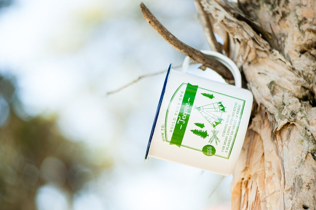 TMOD Adventure Enamel Cup - Teepee