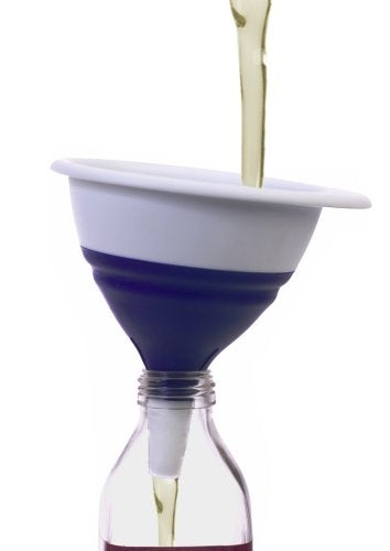 Collapsible Funnel - Blue & White