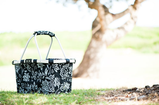 Shop & Go Collapsible Carry Basket - Camellia Black