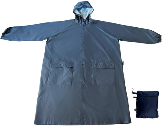 Kids Compact Raincoat - Navy