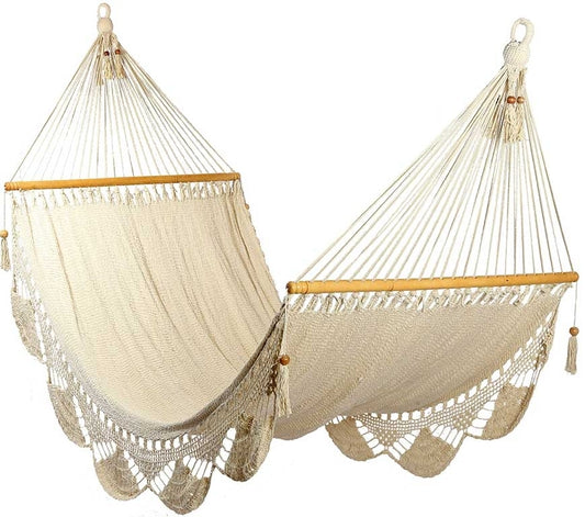 Hammock with Crochet (Natural) - Large Size