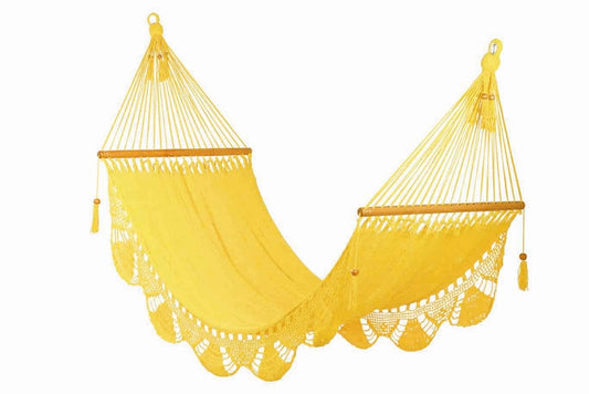 Hammock with Crochet (Yellow) - Large Size