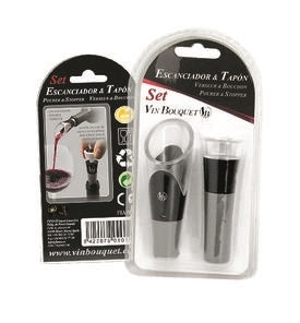 Vin Bouquet Pourer & Vacuum Stopper Set