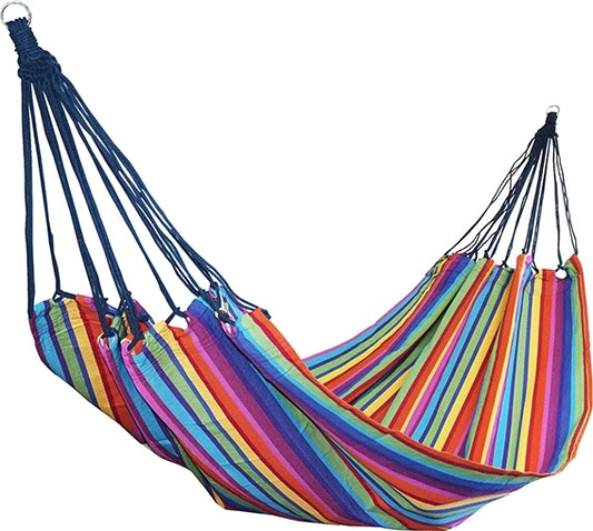 Designer Striped Cotton Hammock - Mixed Colours (Katie)