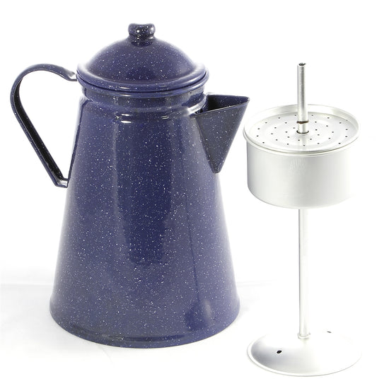 Falcon Enamel Coffee Percolator 2.7L - Blue