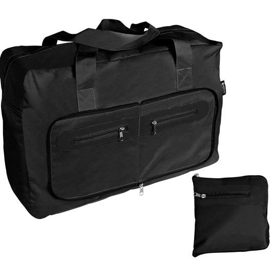 Fold Away Travel Bag - Black