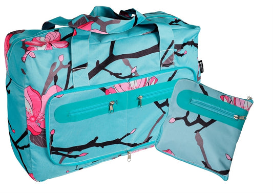 Fold Away Travel Bag - Apple Blossom