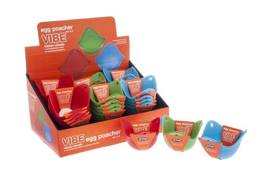 Vibe Silicone Egg Poachers - Set of 2
