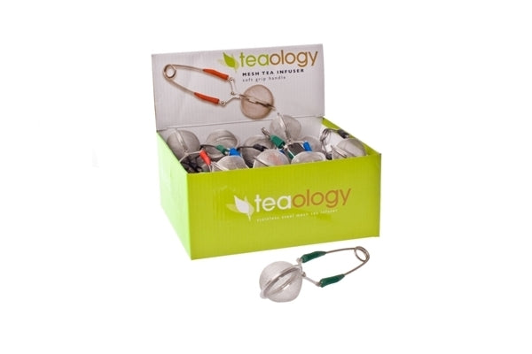 Teaology Deluxe Mesh Tea Infuser with Soft Grip