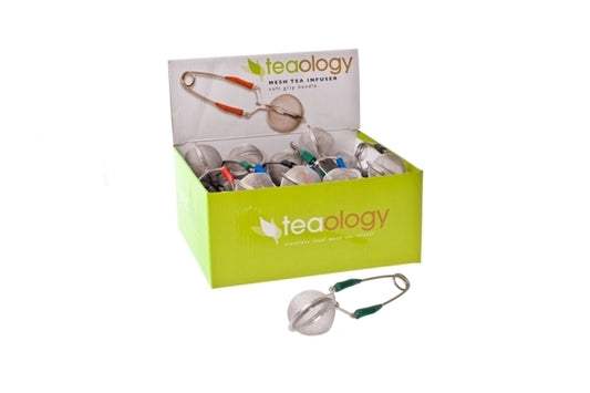 Teaology Deluxe Mesh Tea Infuser with Soft Grip