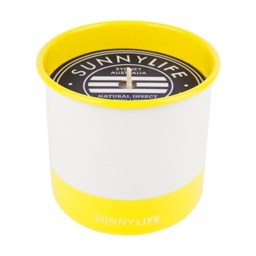 Sunnylife Citronella Candle - Yellow