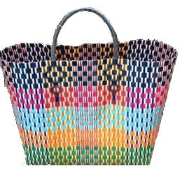 Woven Beach Tote - Sarah